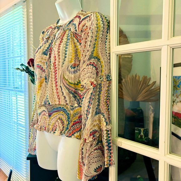 Anthropology Maeve Jessa Peasant Blouse NWT Small NWT - Picture 7 of 13